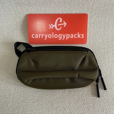 Aer Slim Pouch (1.5L) Olive Green Cordura Tech Organizer Pen Case Minimalist BN