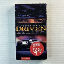 Driven Movie VHS, Starring Sylvester Stallone