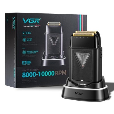 VGR 334 Foil Shaver for Men, Professional Electric Razor for Shaving Face & B...