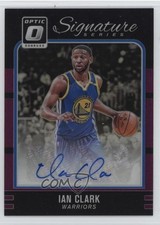 2016-17 Panini Donruss Optic Signature Series Purple Prizm Ian Clark #3 Auto 8u9