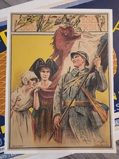 Henri Royer Original French Ww1 Poster
