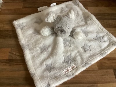 DECKEN & BEYOND GRAU & WEISS STAR WELPE HUND BABY BETTDECKE DECKE UNBENUTZT