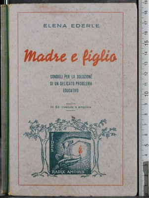 MADRE E FIGLIO. ELENA EDERLE. TIP ARTIGIANELLI.