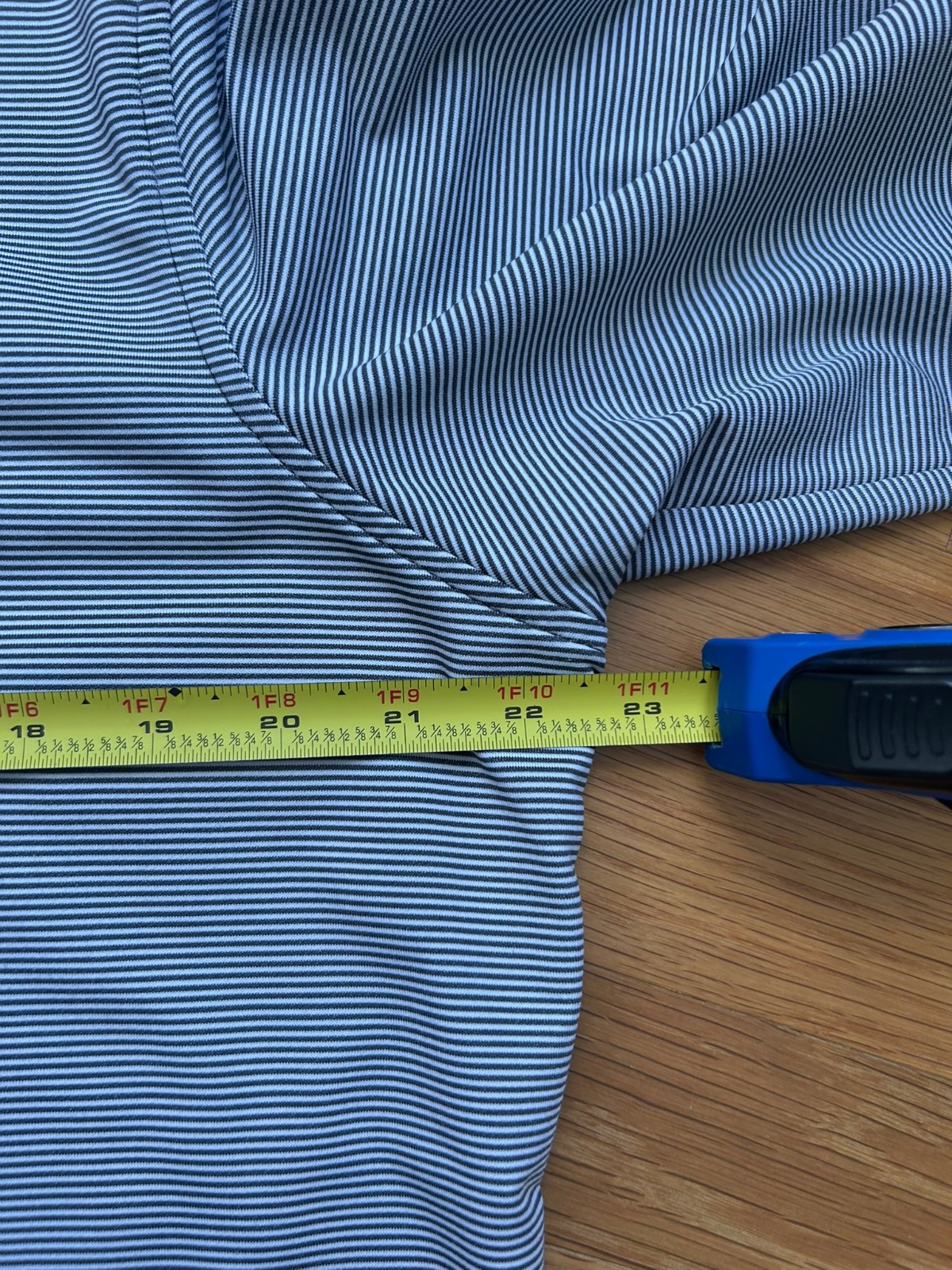 Peter Millar Striped Performance Quarter-Zip Golf… - image 4