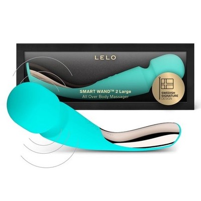LELO Smart Wand 2 Large Deep Rose Waterproof Wand Massager New