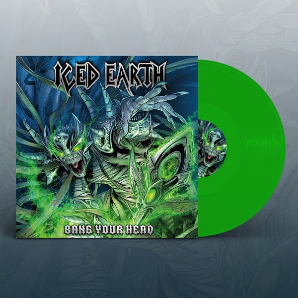 Iced Earth - Bang Your Head 2LP/NEON Green Vinyl - Vinyl Record - G3Z-image