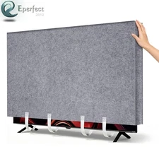 60"-75" Reusable TV Cover for Moving Felt Home Renovation Television Protection
