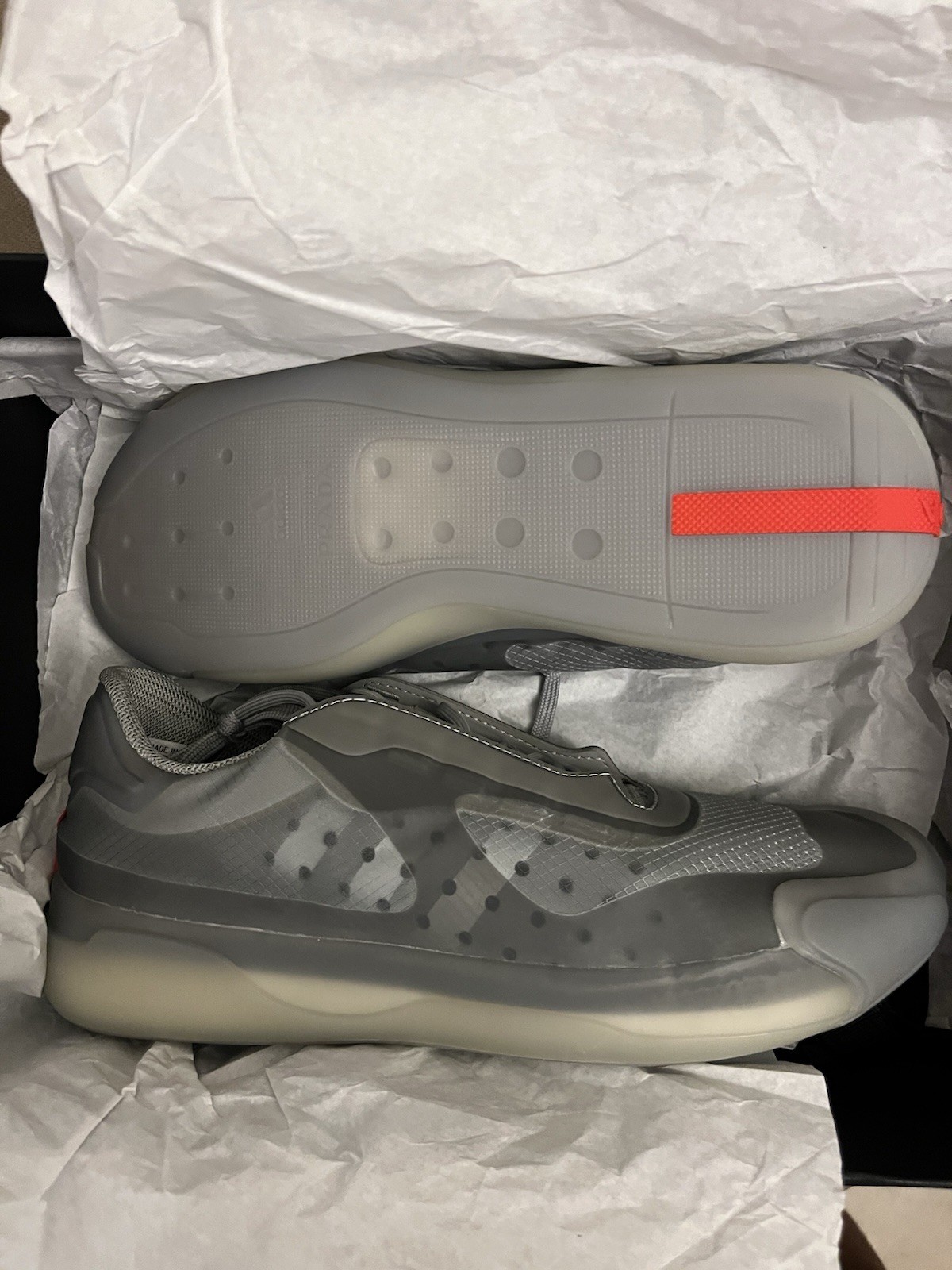 Adidas PRADA Luna Rossa 21 Sneakers in Gunmetal Grey