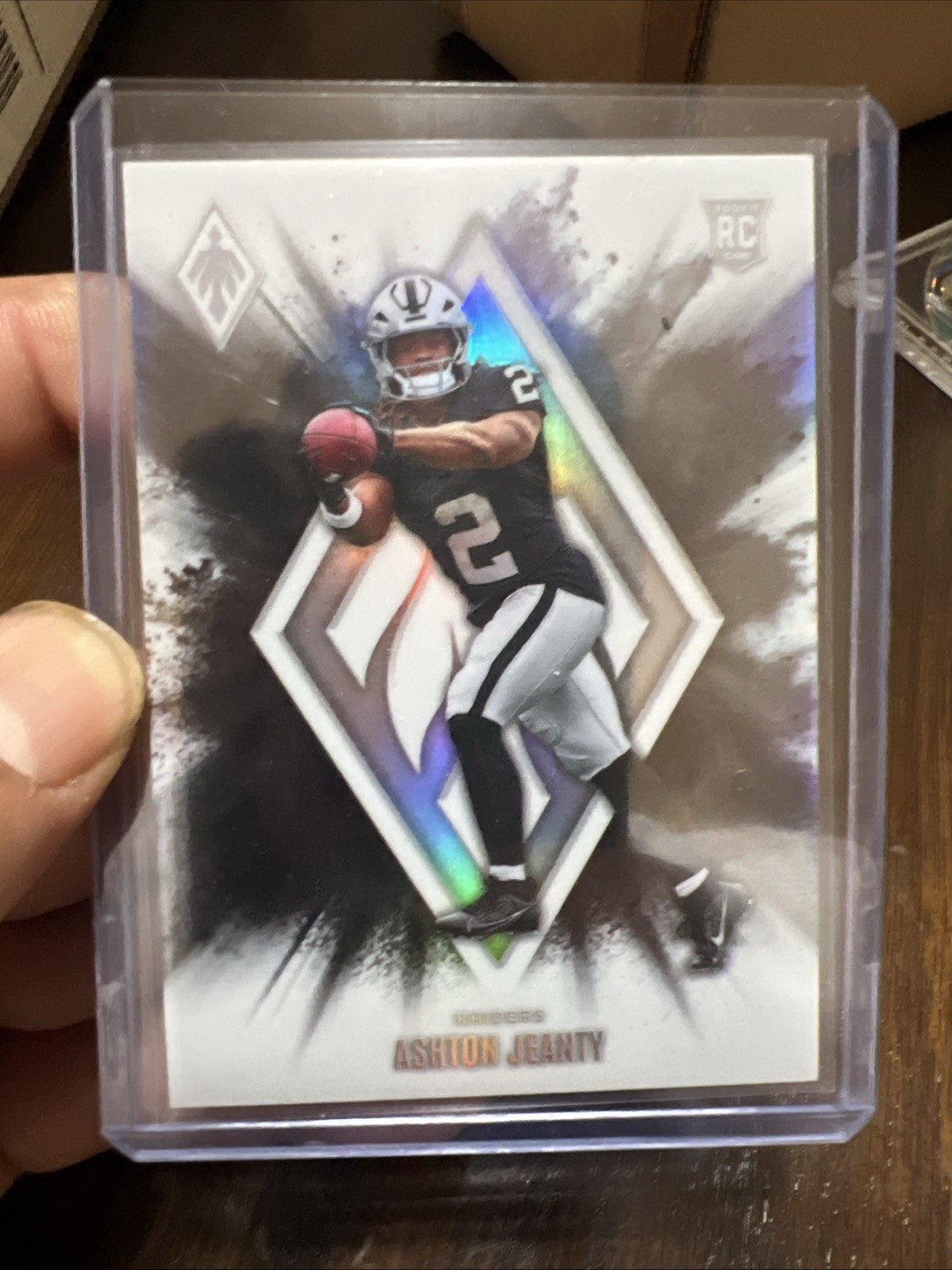 2025 Panini Phoenix Ashton Jeanty Color Blast Case Hit SSP Rookie Raiders RC