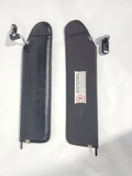 2003 2004 2005 2006 Jeep Wrangler OEM Pair Sun Visors  - Image 3 of 4