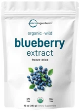 BLUEBERRY Powder Organic Vegan 501 Antioxidants Vitamin 6oz MICRO INGREDIENTS