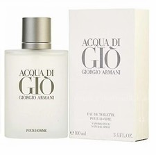 Giorgio Armani Acqua Di Gio 3.4 oz Men's Eau de Toilette Spray New  Sealed