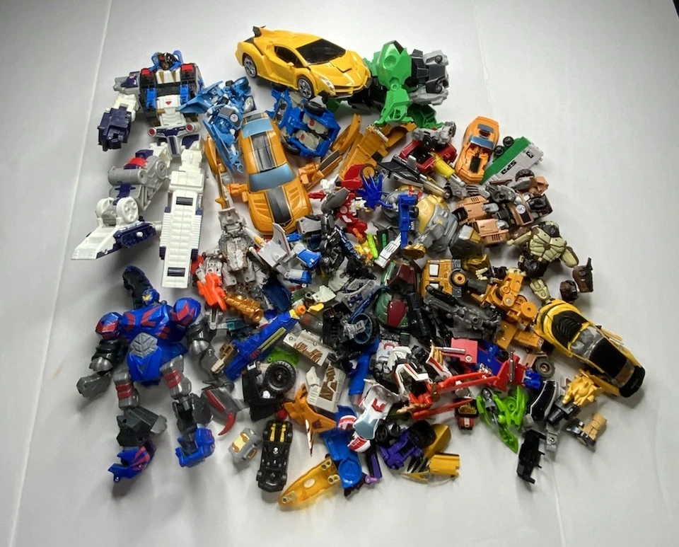 Huge Transformers Lot Incomplete Parts Pieces Multiple Generations Weapons Set - Image 3 of 4