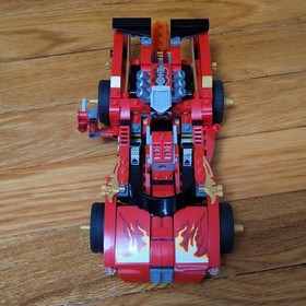 LEGO Ninjago 70727 Kai&rsquo;s X-1 Ninja Charger &ndash; no minifigs, near complete.