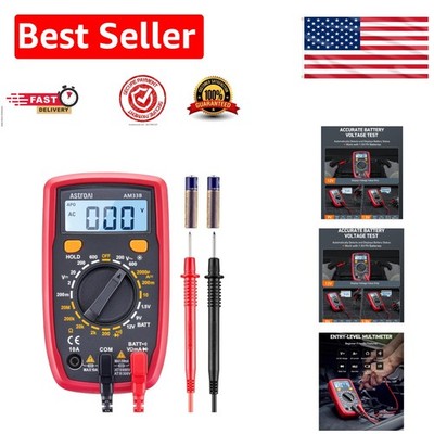 Multifunctional Digital Multimeter - 2000 Counts for Accurate Electrical Testing