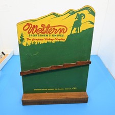 WESTERN STATES CUTLERY CO. BOULDER, COLO, USA VINTAGE COLORFUL STORE DISPLAY