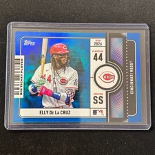 💎2026 TOPPS BASEBALL BLUE RAINBOW FOIL /150 ELLY DE LA CRUZ #BTP-5