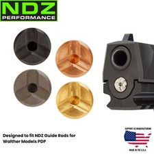 NDZ Walther PDP Guide Rod Screw Stainless Stell Custom Finishes, USA Made