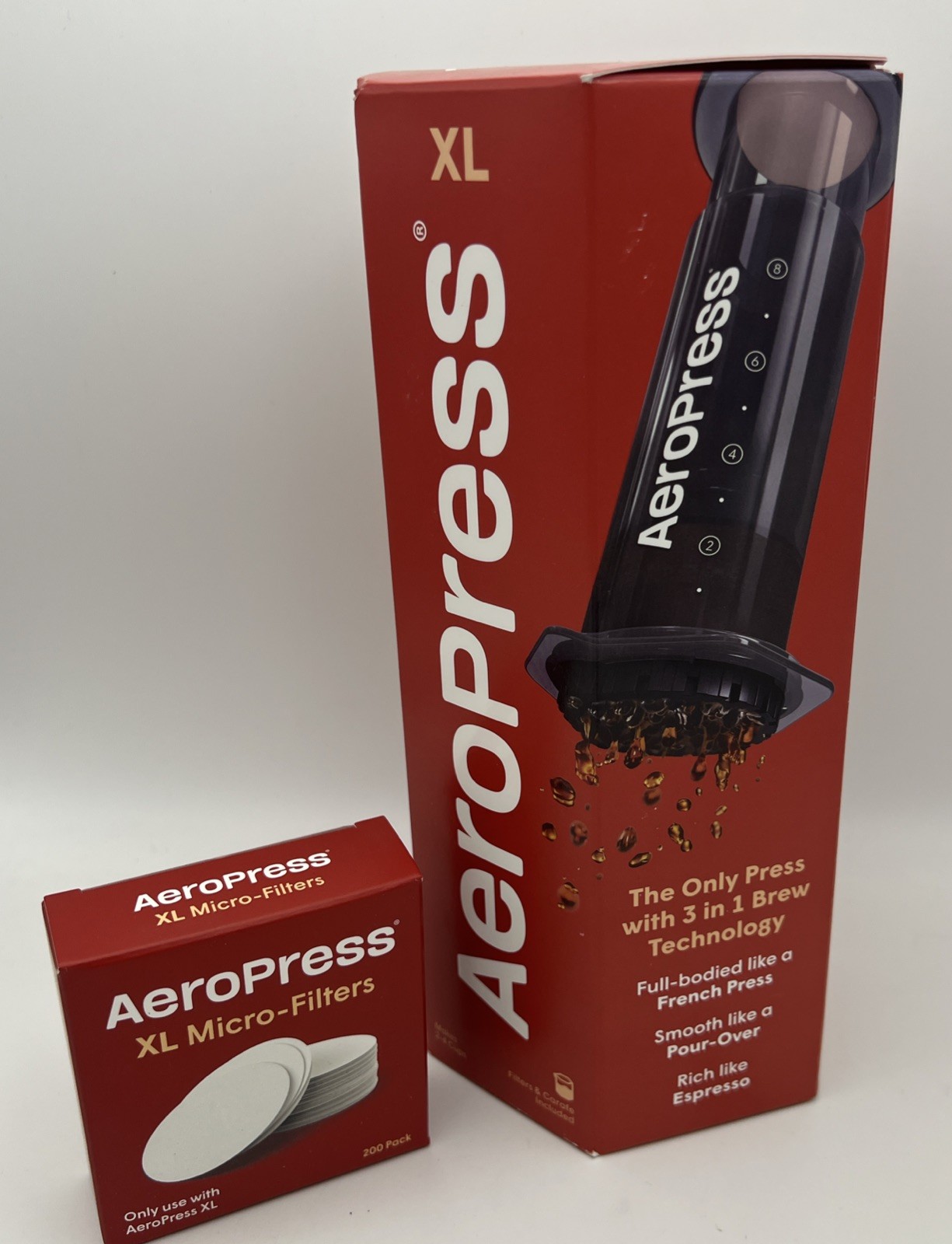 Xl Coffee Press Portable Coffee Maker 3 In 1 Brew Method Car