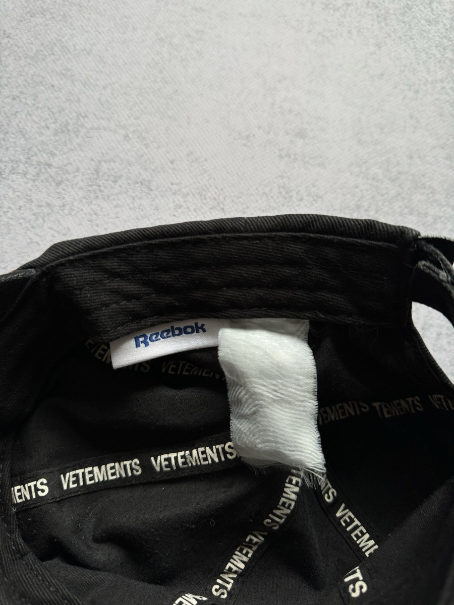 VETEMENTS REEBOK FLAME HAT CAP AW2018 DEMNA GVASALIA VERY VETEMENTS REEBOK FLAME HAT CAP AW2018 DEMNA GVASALIA VERY