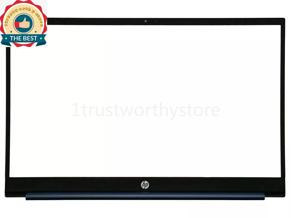 Nuevo Para HP Pavilion 15-EH 15-EG LCD Cubierta Trasera + Bisel Delantero/Bisagras Azul EE. UU. Foto 4 de 4