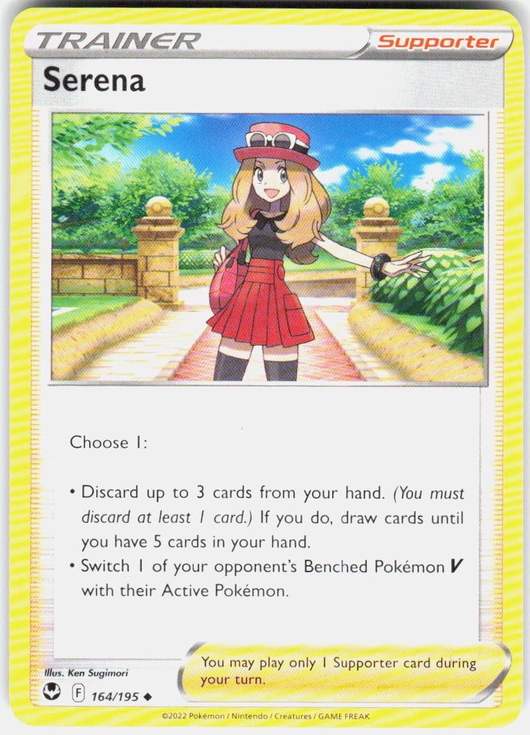 Serena 164/195 SWSH12: Silver Tempest Pokemon