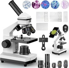 PalliPartners Compound Microscope for Adults Kids - 100X-2000X High-Power