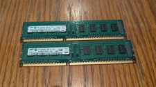 Samsung 4GB 2x2GB DDR3 1333MHz PC3-10600U Desktop RAM M378B5773CH0-CH9