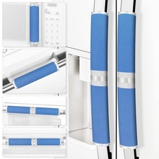 ELCOOR Blue Refrigerator Door Handle Covers Set of 6 - Washable Appliance Protec