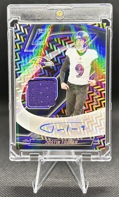 2024 Panini Zenith Justin Tucker Z-Jersey Auto Patch /199 Jersey Number Match