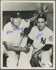 BILL DICKEY & YOGI BERRA dual-signed 8x10 photo Yankees - autograph PSA/DNA HOF