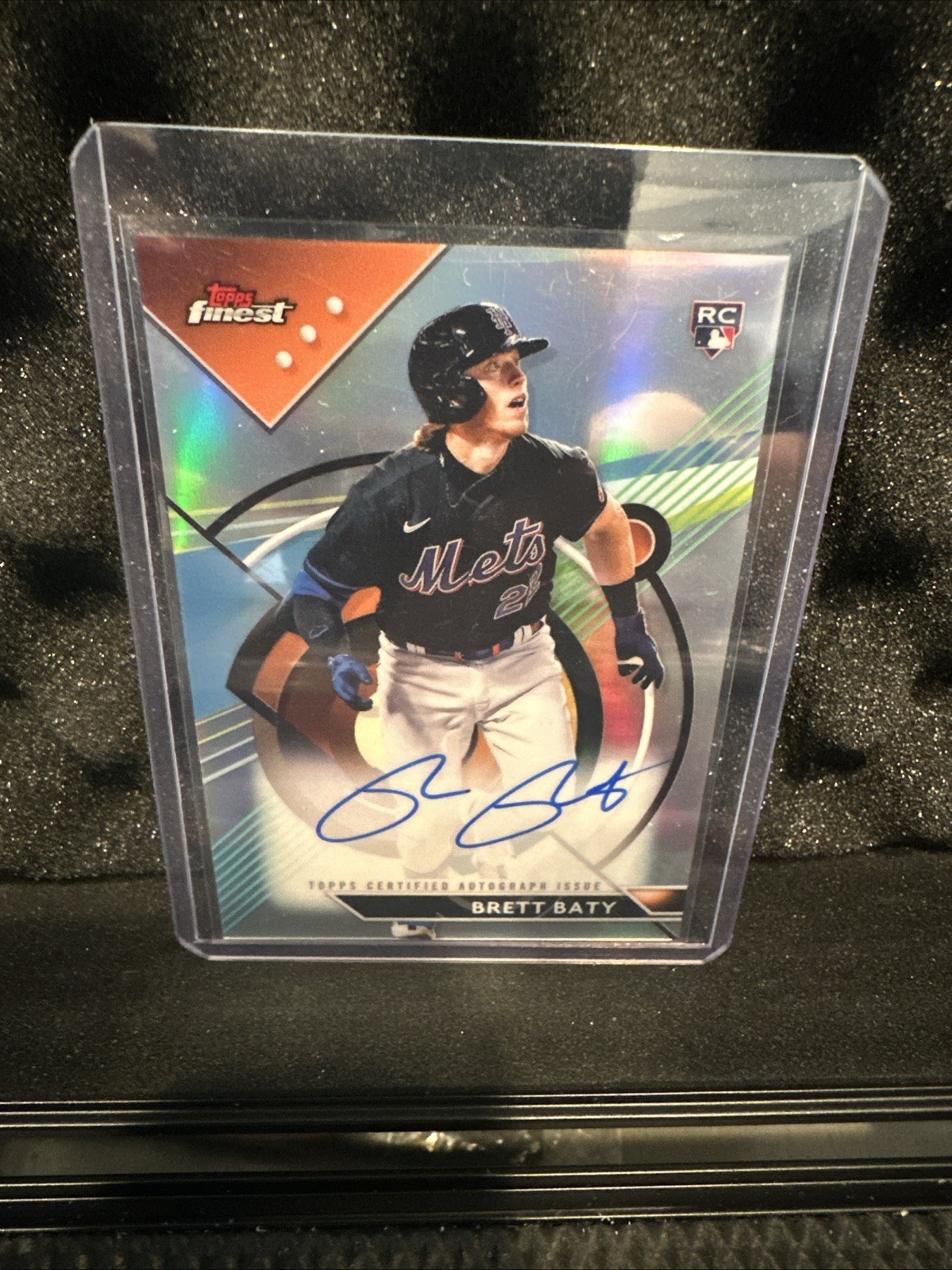 2023 Topps Finest - Finest Autographs Brett Baty #FA-BBA (AU, RC)