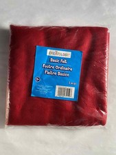 Creatology Basic Felt - 1 pc RED 36" x 36" Art Craft Age 3 School soft NEW