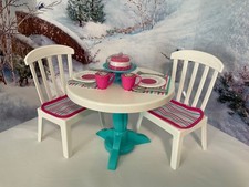 Our Generation My life Doll Furniture 18 dolls Kitchen Table and Chairs acces