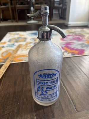 Vintage Bottle Carbonated Water 26 ounce Arrow from WM J. B. Shanks Co Baltimore