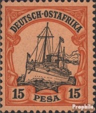 Deutsch-Ostafrika 15 postfrisch 1901 Schiff Kaiseryacht Hohenzollern