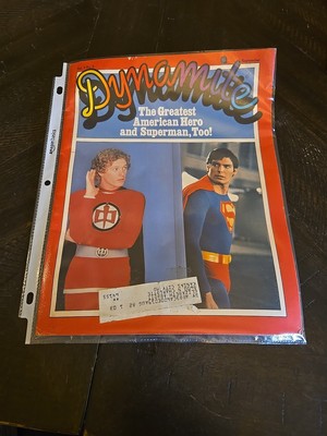 Vintage DYNAMITE MAGAZINE -#88 1981 - GREATEST AMERICAN HERO & SUPERMAN Cover