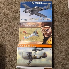 Eduard Lot Of 3 7435 1:72 FW 190A-8 Standard Wings Flyboys AviA B.534 III. Serie