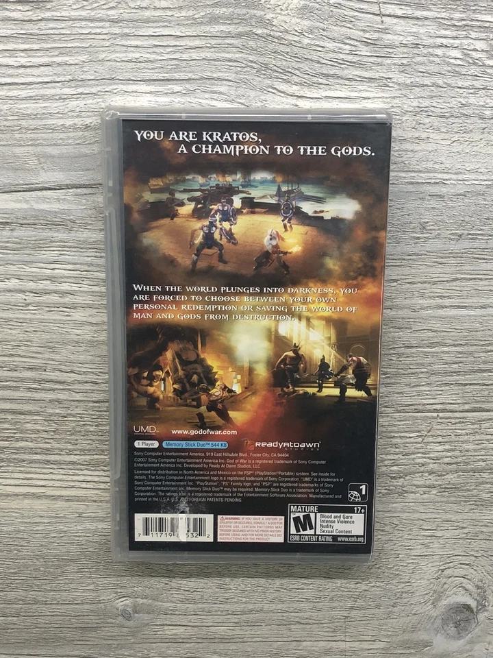 God of War Chains of Olympus Sony PSP - Brand New Factory Sealed!! - Image 2 of 4