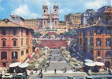 ITALY ROME PIAZZA DI SPAGNA TRINITA DEI MONTI