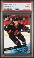Tim Stutzle 2020 Upper Deck Young Guns Ottawa Senators RC Rookie Card #48 PSA 10