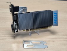 MSI nVidia GT 210 1GB GDDR3 passive low profile GPU + all brackets. Tested