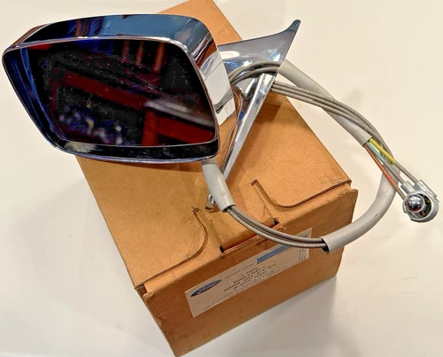 NEW NOS 67-73 FORD MUSTANG FAIRLANE LTD GALAXIE BRONCO MERCURY LH REMOTE MIRROR