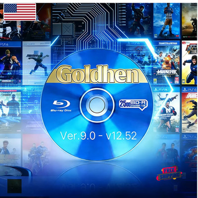 GoldHEN-for PS4 Jailbreak Disc V9.0-12.52 Collector s Edition CD 1 Click Boot To
