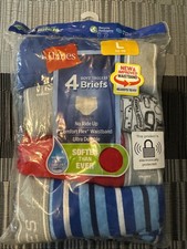Hanes Tagless Boys Briefs 4-Pack Large 14-16
