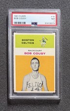 1961 Fleer - #10 Bob Cousy - PSA 7