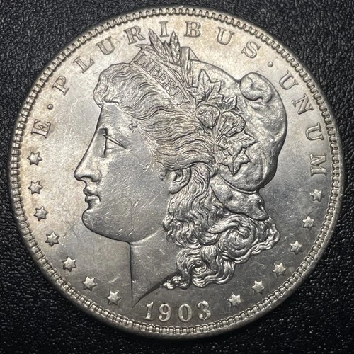 1903-P Morgan Silver Dollar $1 Luster Uncirculated Better Date Nm2