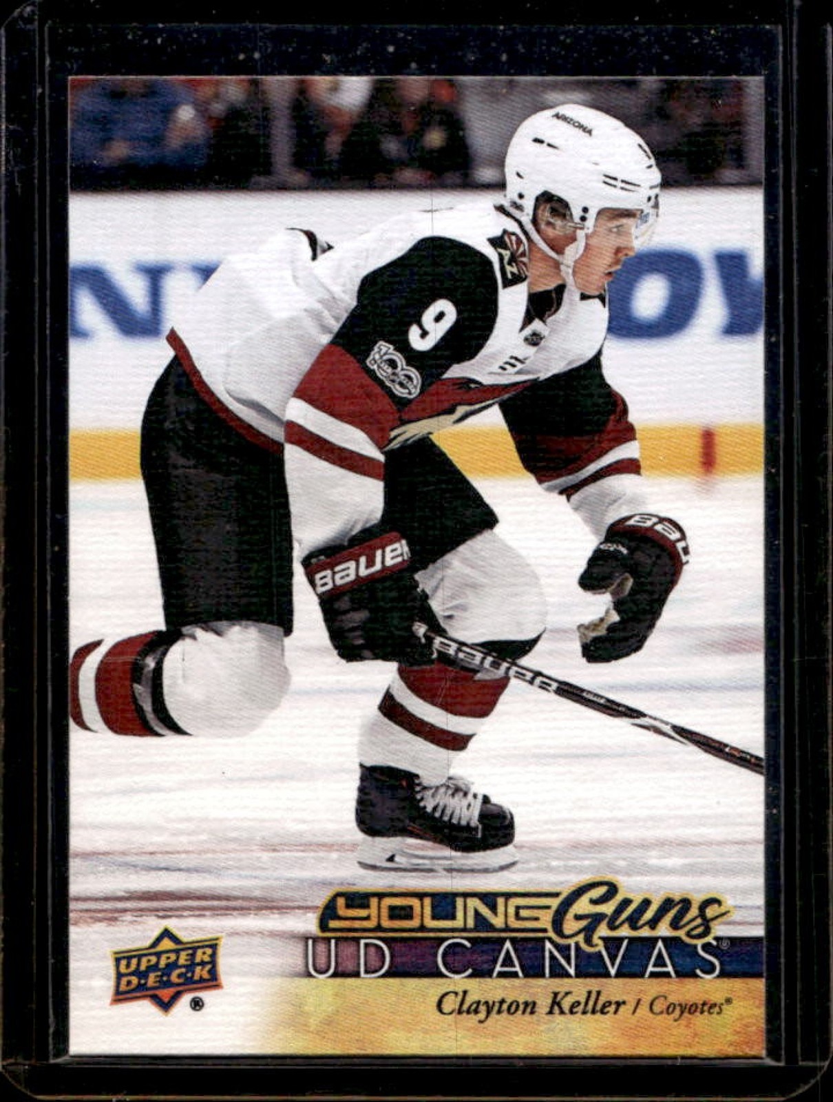 2017-18 Upper Deck Clayton Keller UD Canvas Rookie Young Guns RC #C110 Coyotes