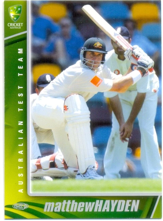 2003 2004 Australian Cricket Test Team Card 7 Matthew Hayden - Image 1 of 1
