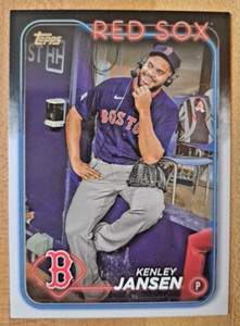 2024 Topps Series 1 Golden Mirror Image Variation Kenley Jansen #267 SSP